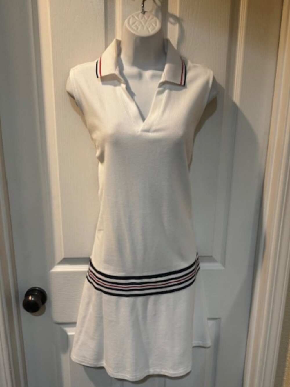 NWOT Walter Hagen Women's Red, White & Blue Polo Golf or Tennis Dress W/Shorts
